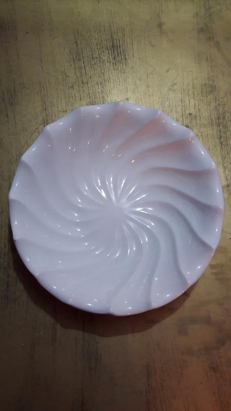 Travessa de Porcelana Redonda Espiral